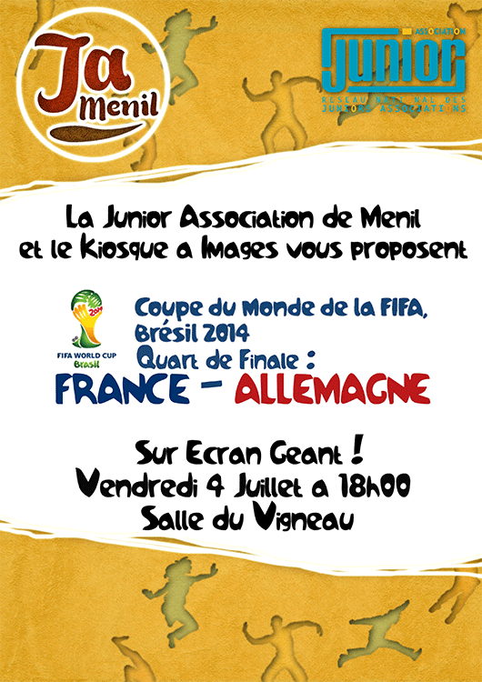 Réalisation : Affiches pour la Coupe du Monde de football 2014
