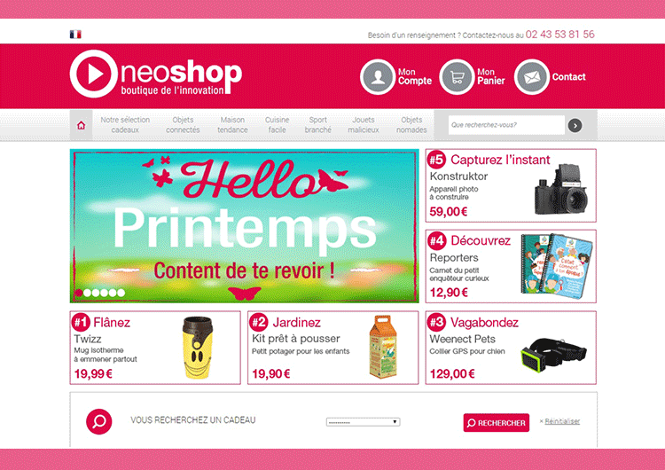 Réalisation : Boutique-Neoshop.fr
